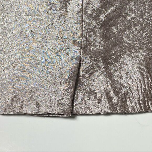 Kasper Metallic Pink / Purple Knee Length Pencil Skirt Women's Size 4 - Picture 7 of 12